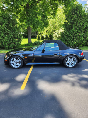 1998 BMW M Roadster in Cosmos Black Metallic over Dark Gray & Black Nappa
