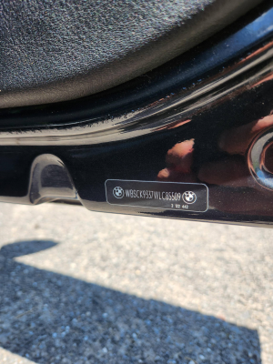1998 BMW M Roadster in Cosmos Black Metallic over Dark Gray & Black Nappa