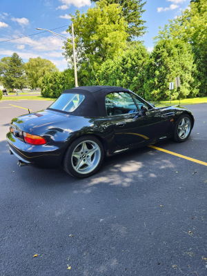 1998 BMW M Roadster in Cosmos Black Metallic over Dark Gray & Black Nappa
