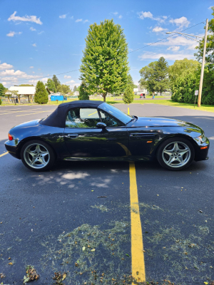 1998 BMW M Roadster in Cosmos Black Metallic over Dark Gray & Black Nappa