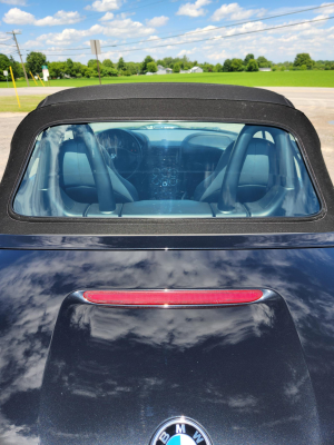 1998 BMW M Roadster in Cosmos Black Metallic over Dark Gray & Black Nappa