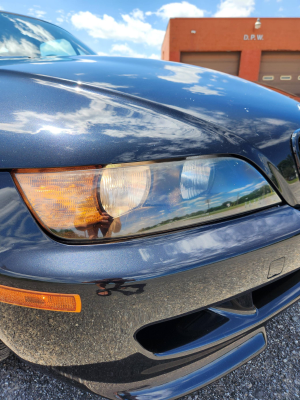 1998 BMW M Roadster in Cosmos Black Metallic over Dark Gray & Black Nappa