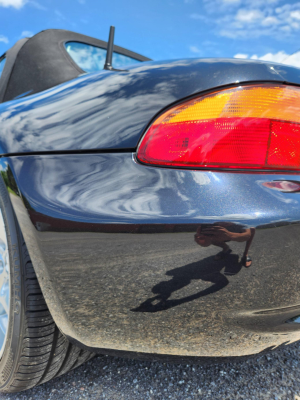 1998 BMW M Roadster in Cosmos Black Metallic over Dark Gray & Black Nappa