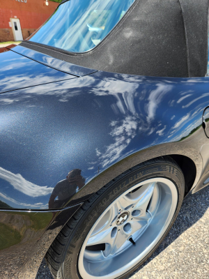 1998 BMW M Roadster in Cosmos Black Metallic over Dark Gray & Black Nappa