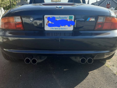 1998 BMW M Roadster in Cosmos Black Metallic over Dark Gray & Black Nappa