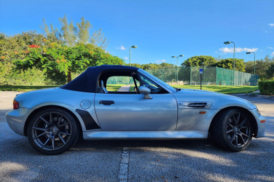 1998 BMW M Roadster in Arctic Silver Metallic over Black Nappa