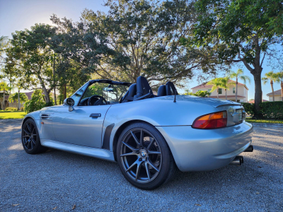 1998 BMW M Roadster in Arctic Silver Metallic over Black Nappa