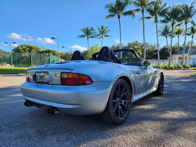 1998 BMW M Roadster in Arctic Silver Metallic over Black Nappa