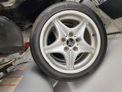 1998 BMW M Roadster in Arctic Silver Metallic over Black Nappa