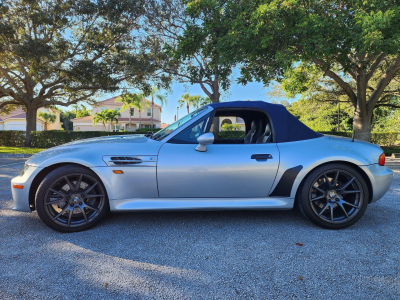 1998 BMW M Roadster in Arctic Silver Metallic over Black Nappa