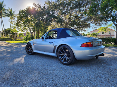 1998 BMW M Roadster in Arctic Silver Metallic over Black Nappa