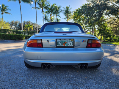 1998 BMW M Roadster in Arctic Silver Metallic over Black Nappa