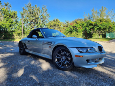 1998 BMW M Roadster in Arctic Silver Metallic over Black Nappa