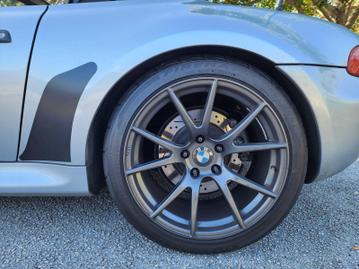 1998 BMW M Roadster in Arctic Silver Metallic over Black Nappa