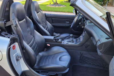 1998 BMW M Roadster in Arctic Silver Metallic over Black Nappa