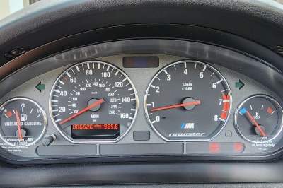 1998 BMW M Roadster in Arctic Silver Metallic over Black Nappa