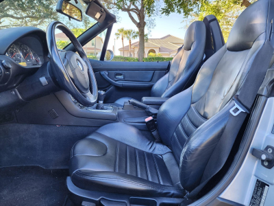 1998 BMW M Roadster in Arctic Silver Metallic over Black Nappa