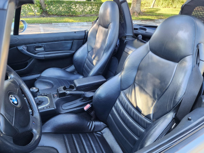 1998 BMW M Roadster in Arctic Silver Metallic over Black Nappa