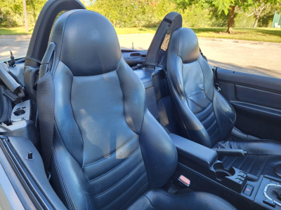 1998 BMW M Roadster in Arctic Silver Metallic over Black Nappa