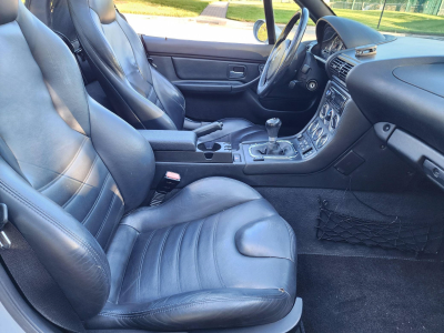 1998 BMW M Roadster in Arctic Silver Metallic over Black Nappa