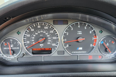 1998 BMW M Roadster in Arctic Silver Metallic over Black Nappa