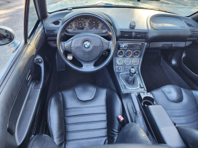1998 BMW M Roadster in Arctic Silver Metallic over Black Nappa