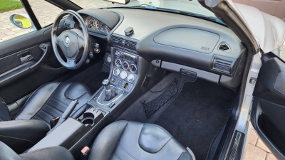 1998 BMW M Roadster in Arctic Silver Metallic over Black Nappa
