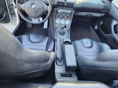 1998 BMW M Roadster in Arctic Silver Metallic over Black Nappa