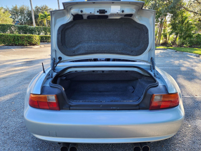 1998 BMW M Roadster in Arctic Silver Metallic over Black Nappa