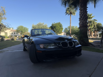 1998 BMW M Roadster in Cosmos Black Metallic over Dark Gray & Black Nappa