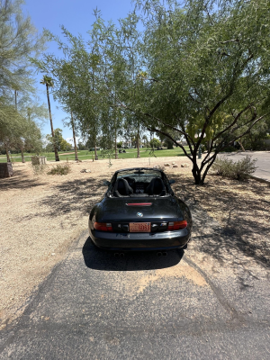 1998 BMW M Roadster in Cosmos Black Metallic over Dark Gray & Black Nappa