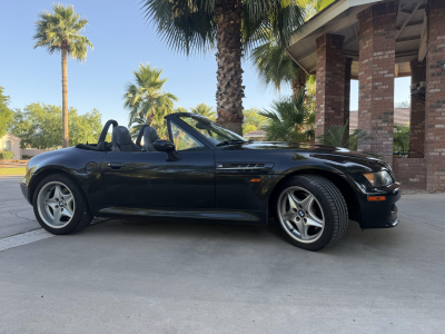1998 BMW M Roadster in Cosmos Black Metallic over Dark Gray & Black Nappa