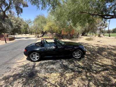 1998 BMW M Roadster in Cosmos Black Metallic over Dark Gray & Black Nappa