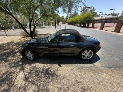 1998 BMW M Roadster in Cosmos Black Metallic over Dark Gray & Black Nappa
