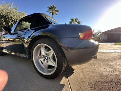 1998 BMW M Roadster in Cosmos Black Metallic over Dark Gray & Black Nappa