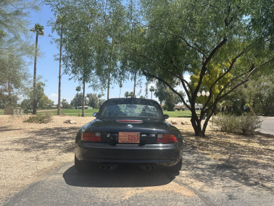 1998 BMW M Roadster in Cosmos Black Metallic over Dark Gray & Black Nappa