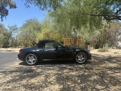 1998 BMW M Roadster in Cosmos Black Metallic over Dark Gray & Black Nappa