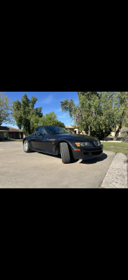 1998 BMW M Roadster in Cosmos Black Metallic over Dark Gray & Black Nappa