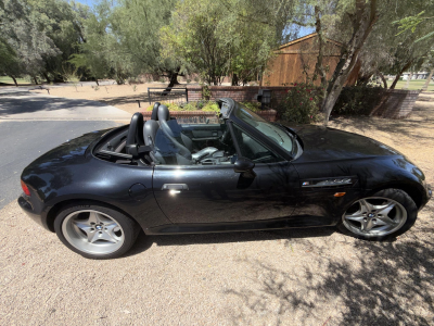 1998 BMW M Roadster in Cosmos Black Metallic over Dark Gray & Black Nappa