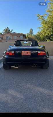 1998 BMW M Roadster in Cosmos Black Metallic over Dark Gray & Black Nappa