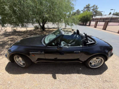 1998 BMW M Roadster in Cosmos Black Metallic over Dark Gray & Black Nappa