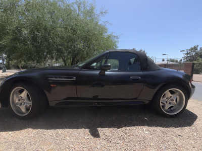 1998 BMW M Roadster in Cosmos Black Metallic over Dark Gray & Black Nappa