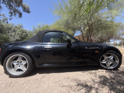 1998 BMW M Roadster in Cosmos Black Metallic over Dark Gray & Black Nappa