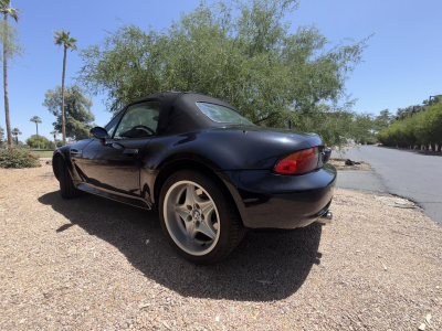 1998 BMW M Roadster in Cosmos Black Metallic over Dark Gray & Black Nappa