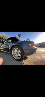 1998 BMW M Roadster in Cosmos Black Metallic over Dark Gray & Black Nappa