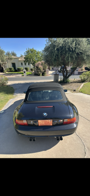 1998 BMW M Roadster in Cosmos Black Metallic over Dark Gray & Black Nappa