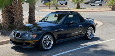 1998 BMW M Roadster in Cosmos Black Metallic over Black Nappa