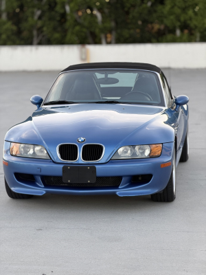 1998 BMW M Roadster in Estoril Blue Metallic over Estoril Blue & Black Nappa
