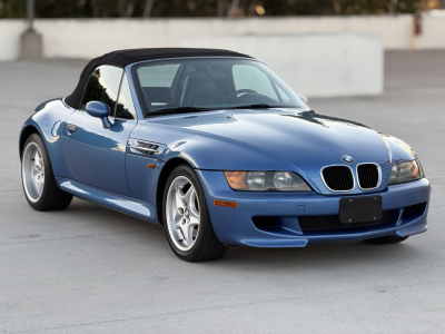 1998 BMW M Roadster in Estoril Blue Metallic over Estoril Blue & Black Nappa