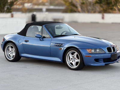 1998 BMW M Roadster in Estoril Blue Metallic over Estoril Blue & Black Nappa